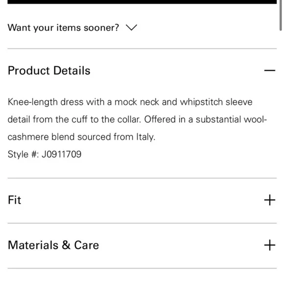 Theory Kimono Turtleneck Dress in Felted Wool-Cashmere size M - Picture 8 of 10